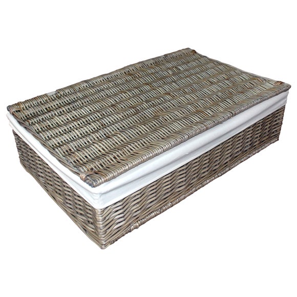 Grey Split Willow Collection Underbed Trunk Dunelm