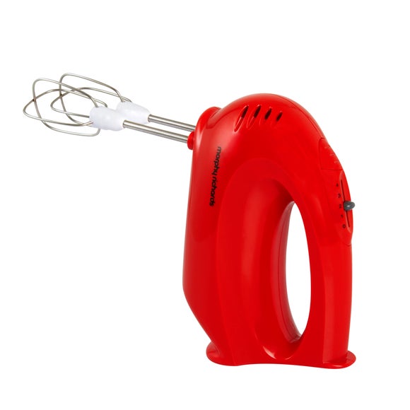Red Morphy Richards Accents 48557 Hand Mixer