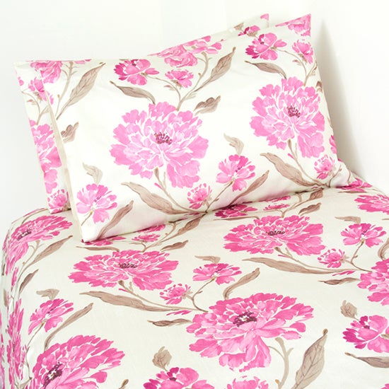 Pink Chelsea Printed Duvet Cover Set
