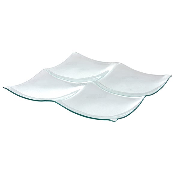 Naturals Square Glass Serving Platter