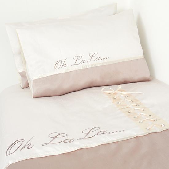 Pink Oh La La Duvet Cover Set