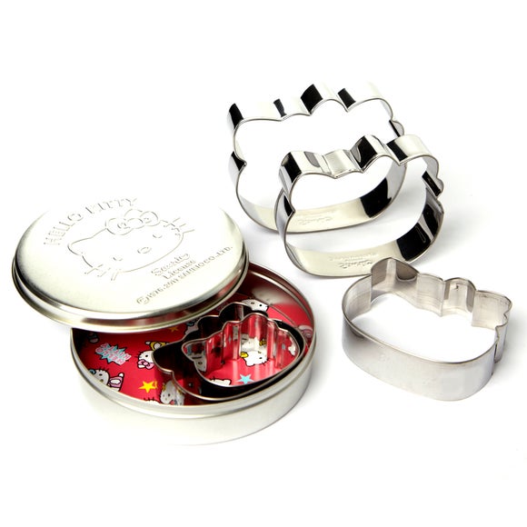 Hello kitty baking utensils set £3.99 and cookie cutters 1.99 Dunelm