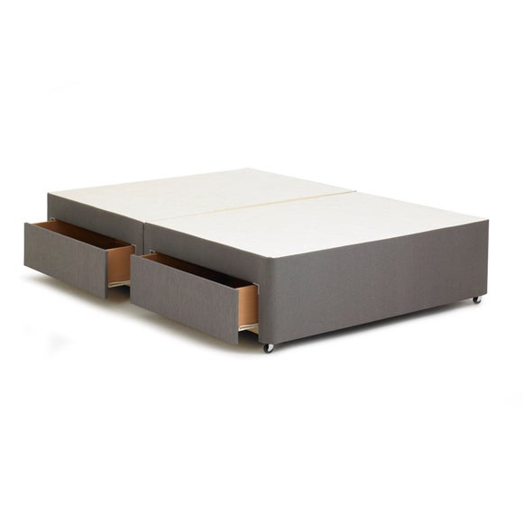 Sprung Divan Base with 4 Drawers