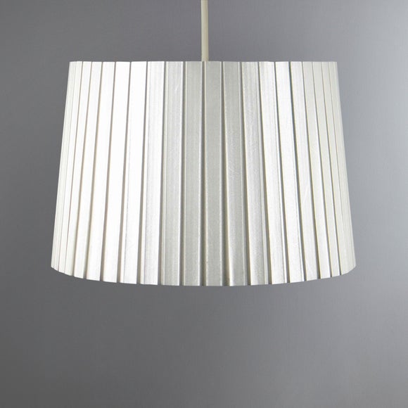 Knife Edge Pleat Pendant Shade Dunelm