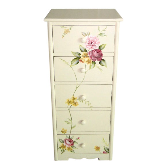 Louisa Collection 5 Drawer Tallboy