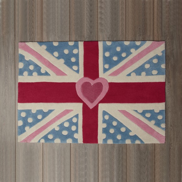 Kids Dotty Union Jack Rug