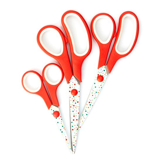 Pack of 3 Printed Scissors