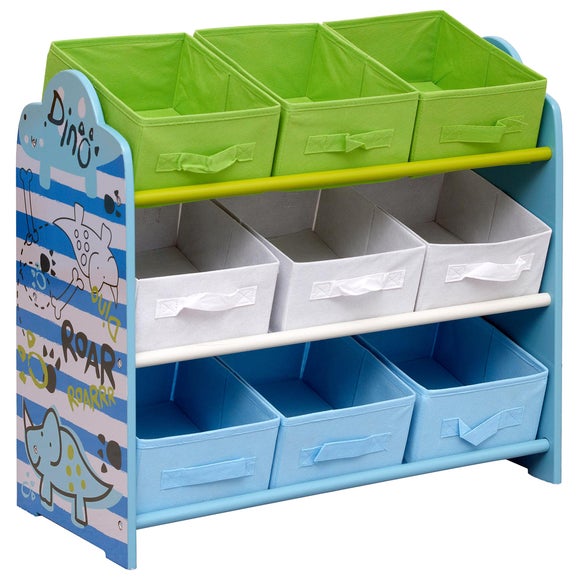 Kids Roaring Dino Collection Storage Tidy Dunelm