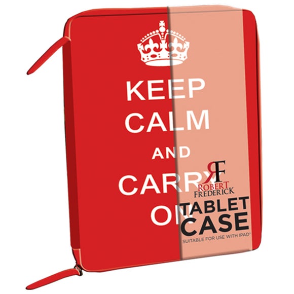 Robert Frederick Keep Calm iPad Case