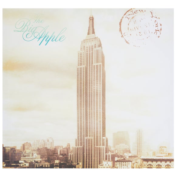 New York Travel Scenes Printed Canvas