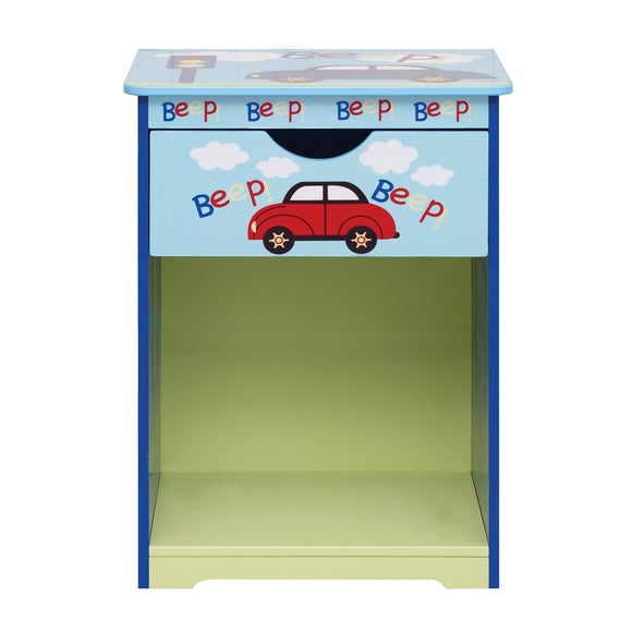 Kids Beep Beep Bedside Table Dunelm