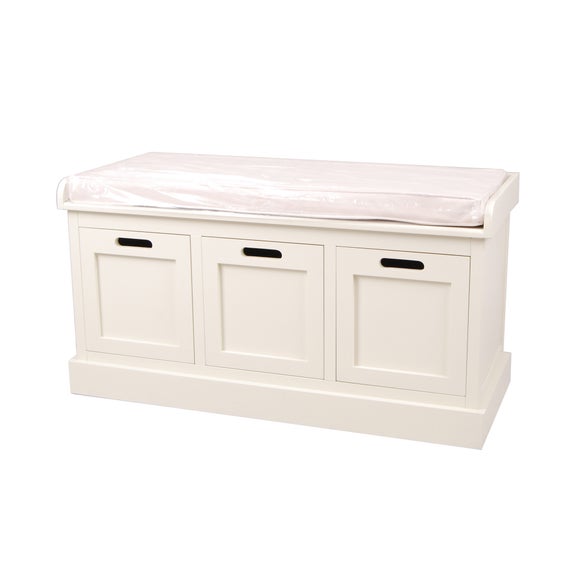 Ashford Cream Storage Bench