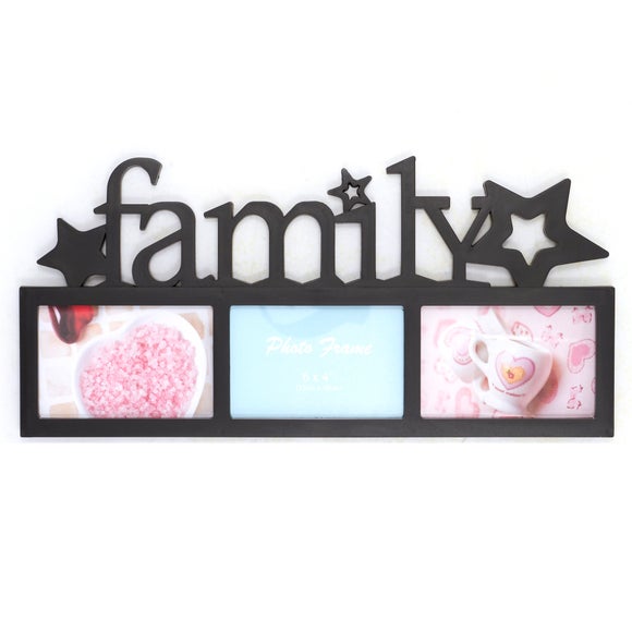 Family 3 Aperture Photo Frame