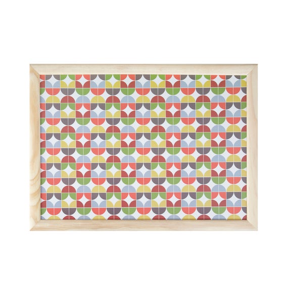 Retro Geometric Lap Tray