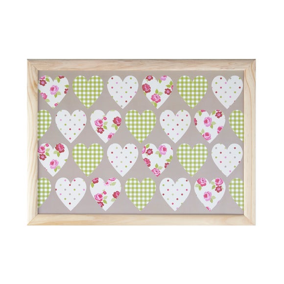 Rose Heart Lap Tray