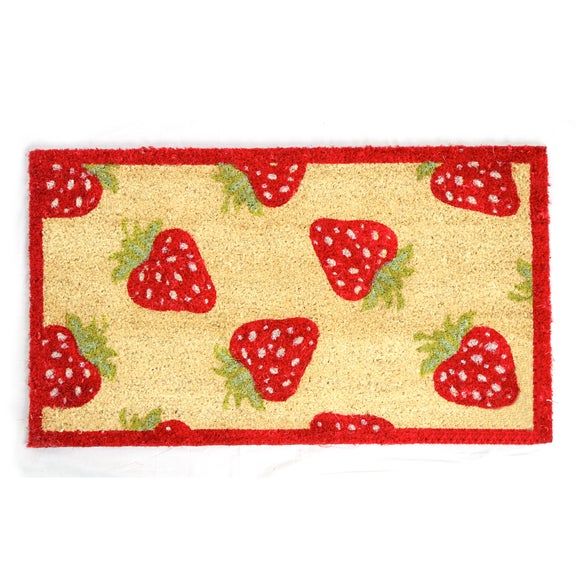 Strawberry Coir Doormat