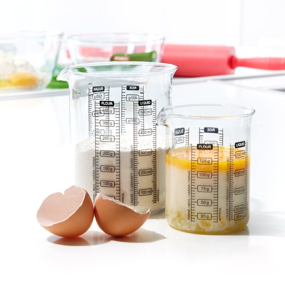 Pyrex Set of 2 Beakers 250ml And 500ml