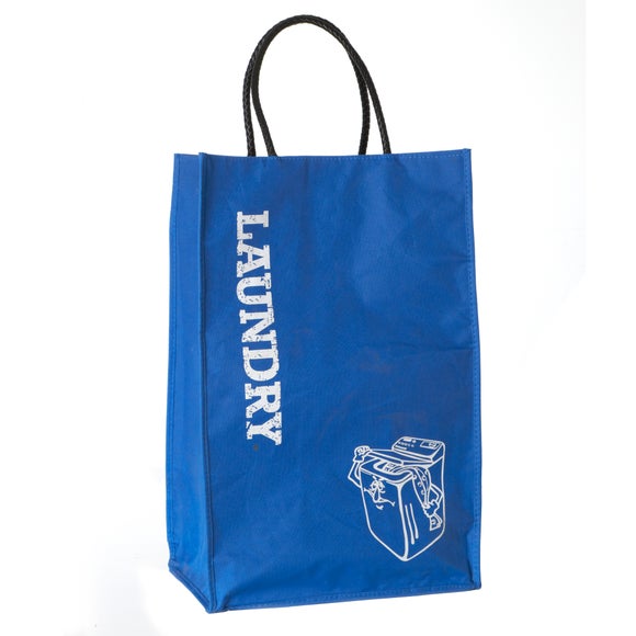 Bathroom Basics Fabric Laundry Bag