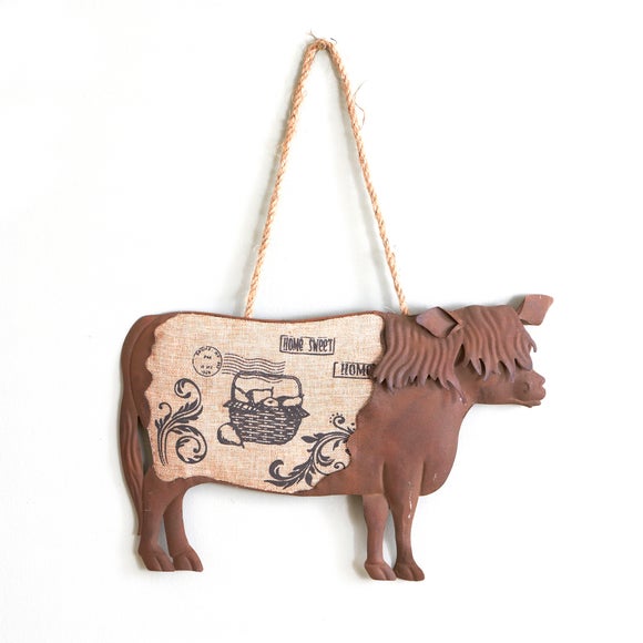 Cow Metal Wall Art