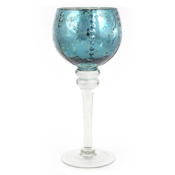 Global Fusion Collection Goblet Tea Light Holder Dunelm