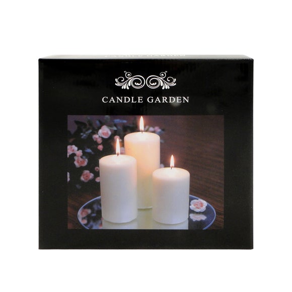 Church Candle Garden Cream Dunelm