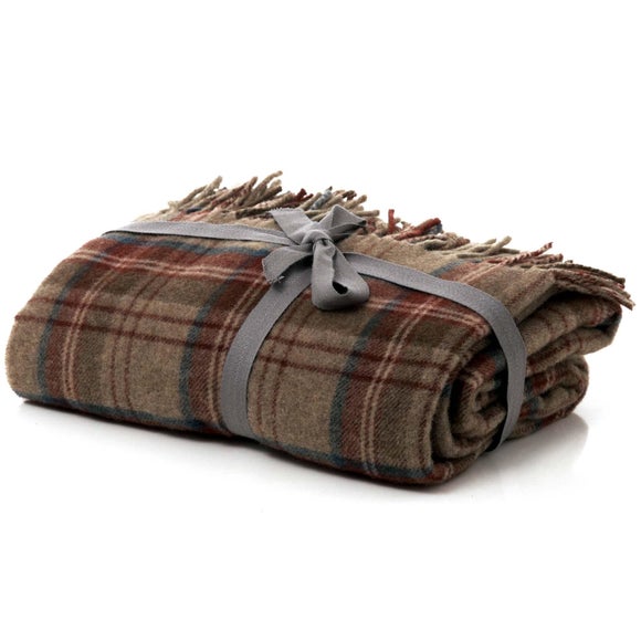 Checked Tweed Throw Dunelm Bed throws, Blanket, Faux fur throw