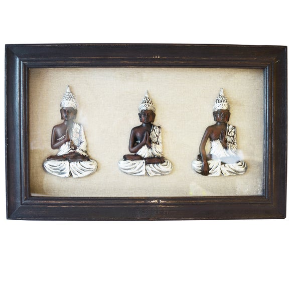 Framed Buddahs Wall Art Dunelm