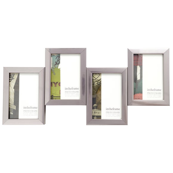 4 Aperture Jigsaw Photo Frame Dunelm