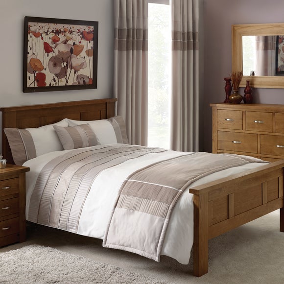 Latte Clermont Collection Duvet Cover Dunelm