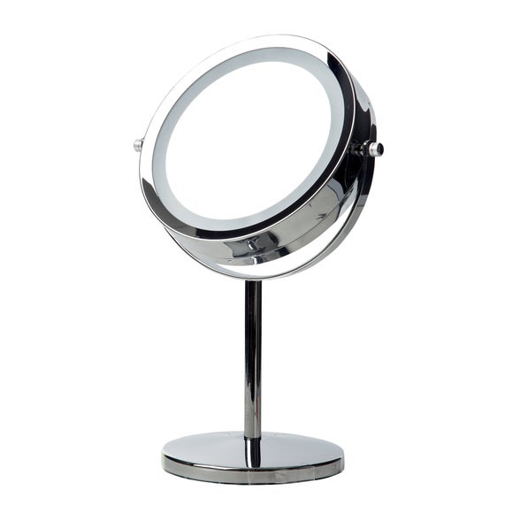 Double Sided LED Table Mirror