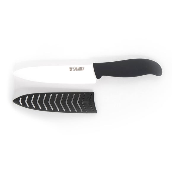 Sabatier White Ceramic 6" Chef Knife Dunelm