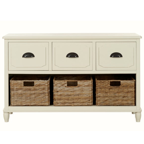 Devon Cream Console Table Dunelm