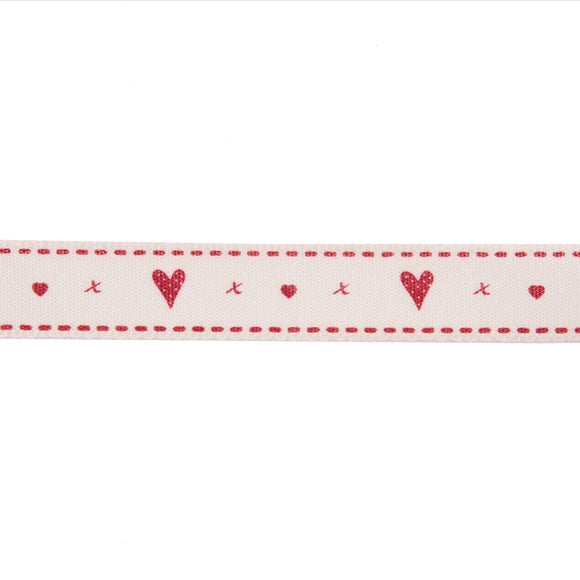 Hearts and Kisses Ribbon