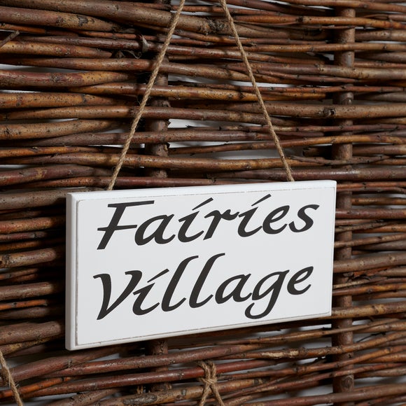 Fairies Village Plaque