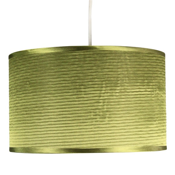 Olive Ripple Pendant Shade