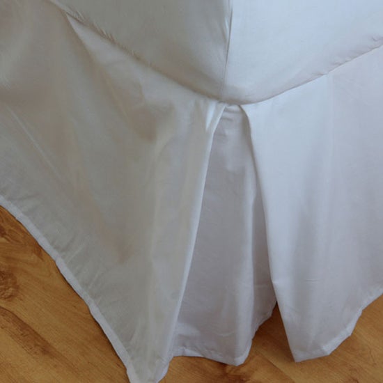 Pastel Plain Dye Collection Pleated Divan Trim