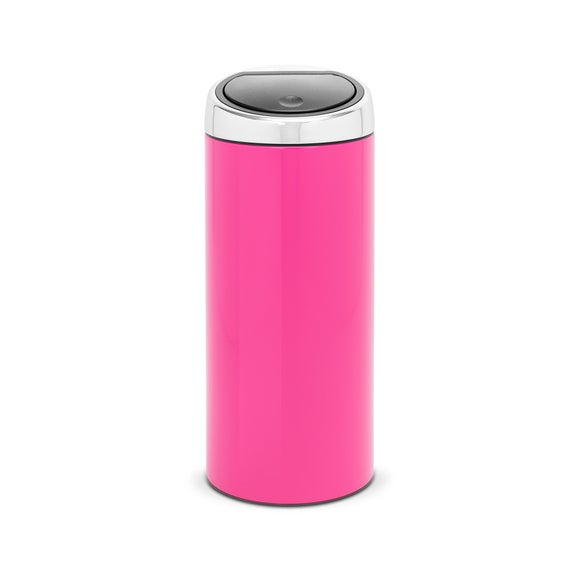 Brabantia Pink 30 Litre Lacquered Steel Touch Bin Dunelm