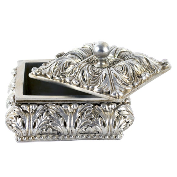 Nouveau Collection Square Trinket Pot