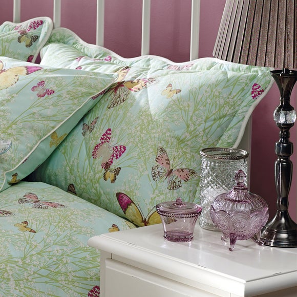 Eau de Nil Botanica Butterfly Collection Pillow Sham Dunelm