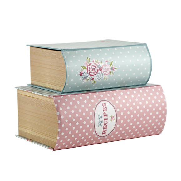 Candy Rose Collection Printed Storage Boxes Dunelm