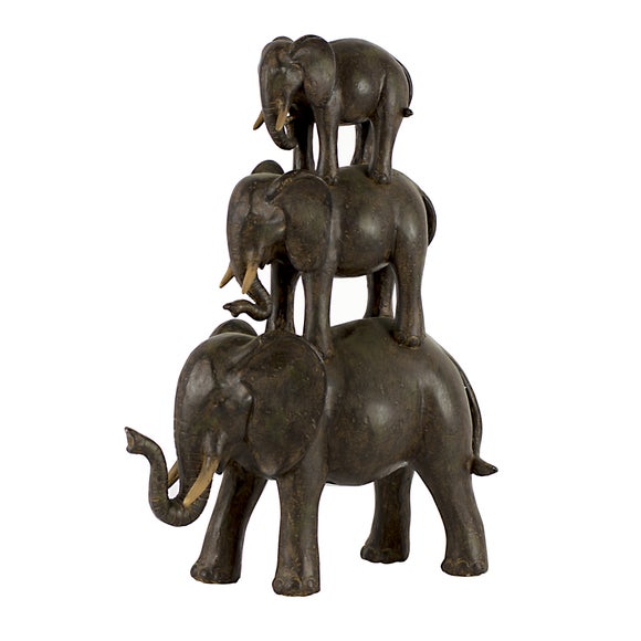 Tribal Collection 3 Stacking Animals Dunelm