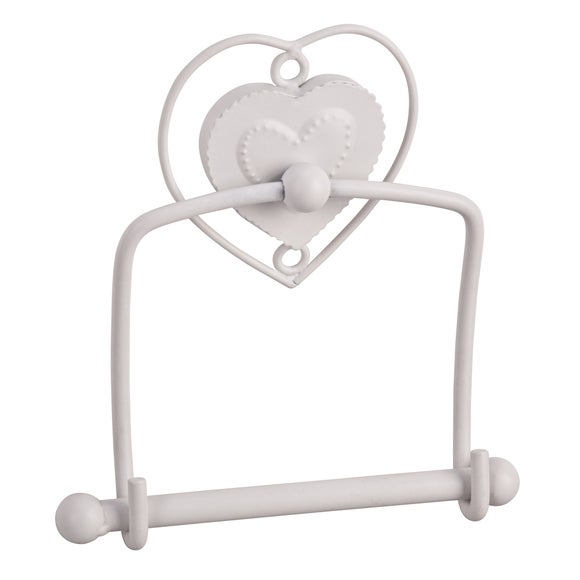 Vintage Heart Collection Toilet Roll Holder Dunelm