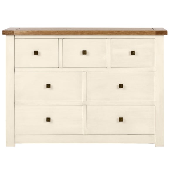 Henley Cream 7 Drawer Chest Dunelm
