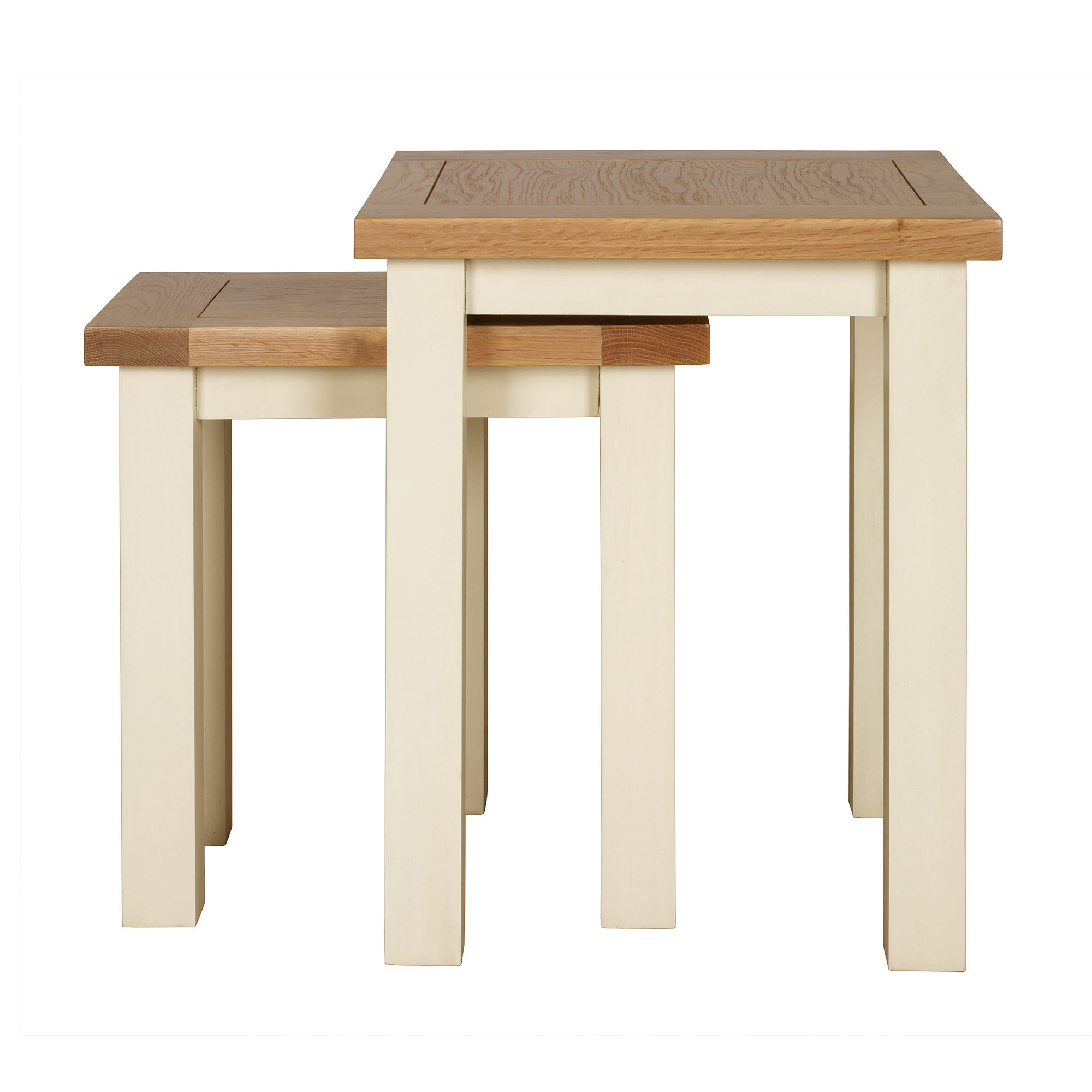 Henley Cream Nest Of Tables Dunelm