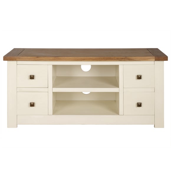 Henley Cream Wide TV Unit Dunelm