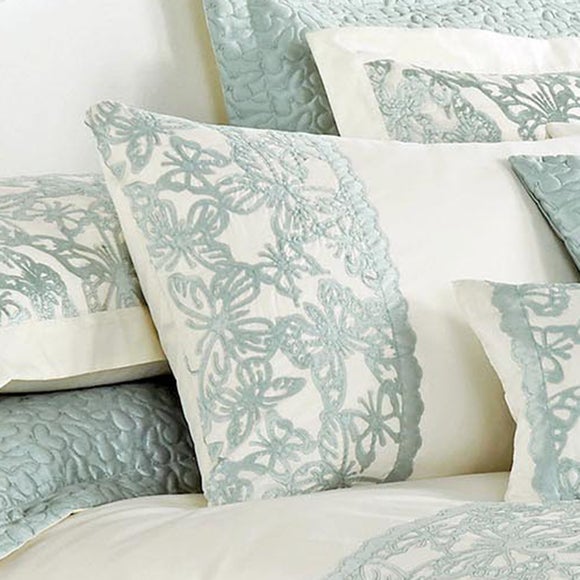 Duck Egg Evie Butterfly Collection Housewife Pillowcase Dunelm