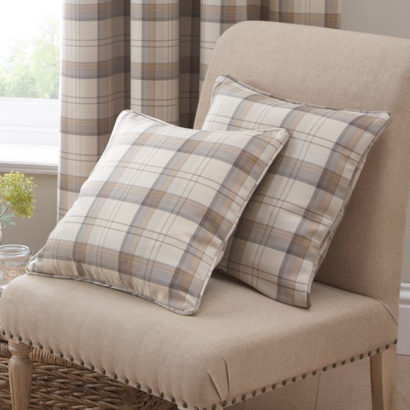Ochre Balmoral Collection Cushion Dunelm