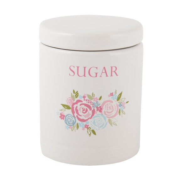 Candy Rose Kitchen Canister Collection Dunelm