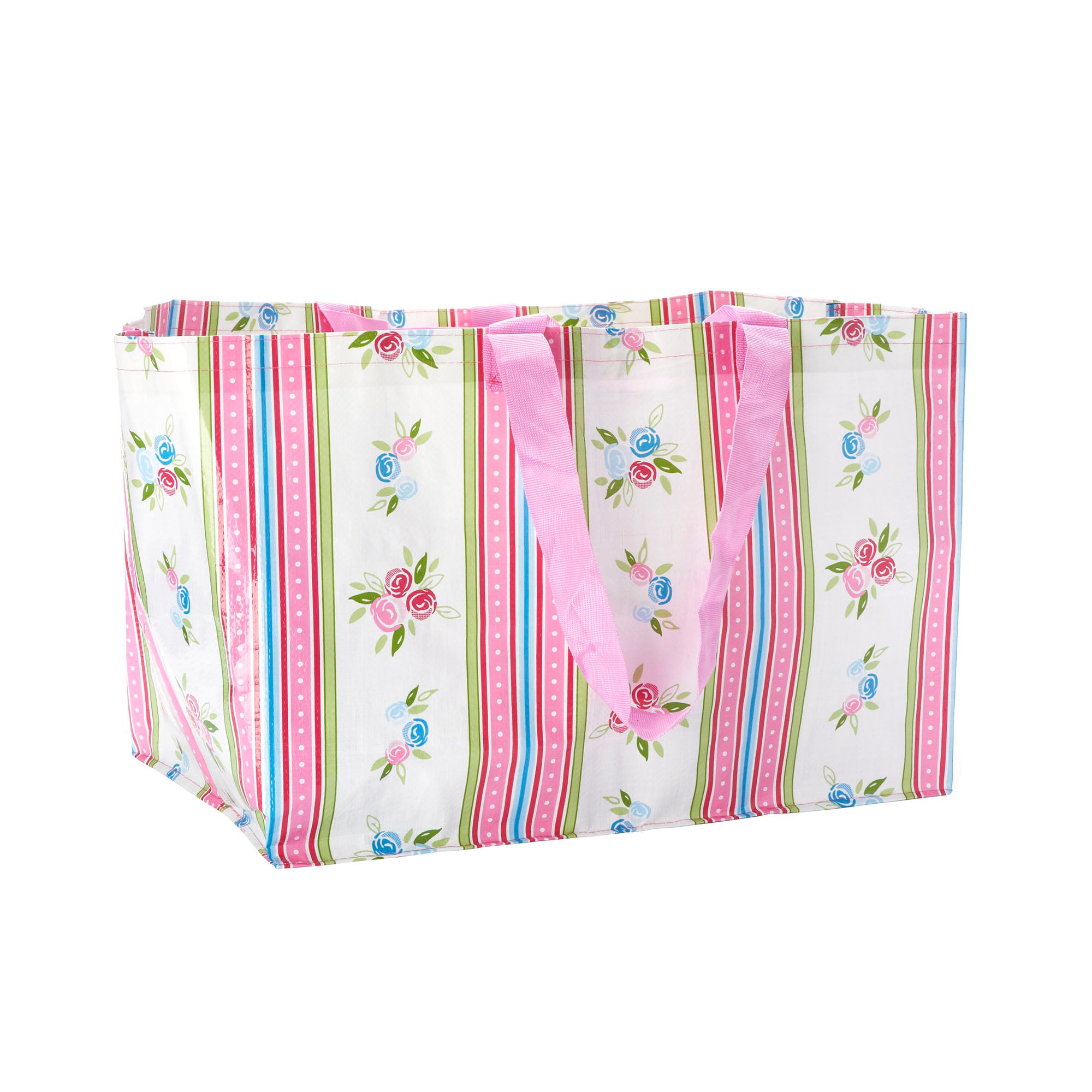 Stripes and Flowers Laundry Bag Dunelm