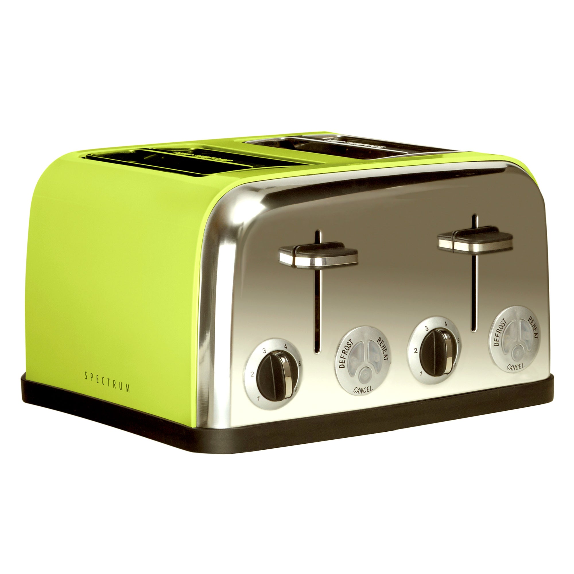 Lime Spectrum 4 Slice Toaster Dunelm